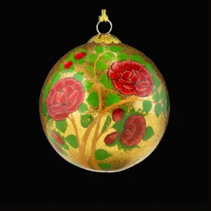 Glitter Roses Bauble