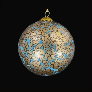 Enchanted Turquoise Christmas Bauble