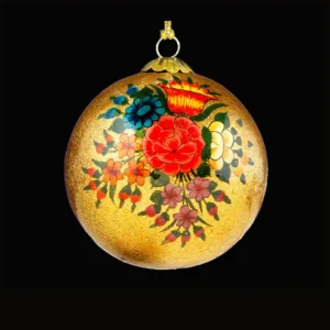 Gold Blooms Christmas Bauble