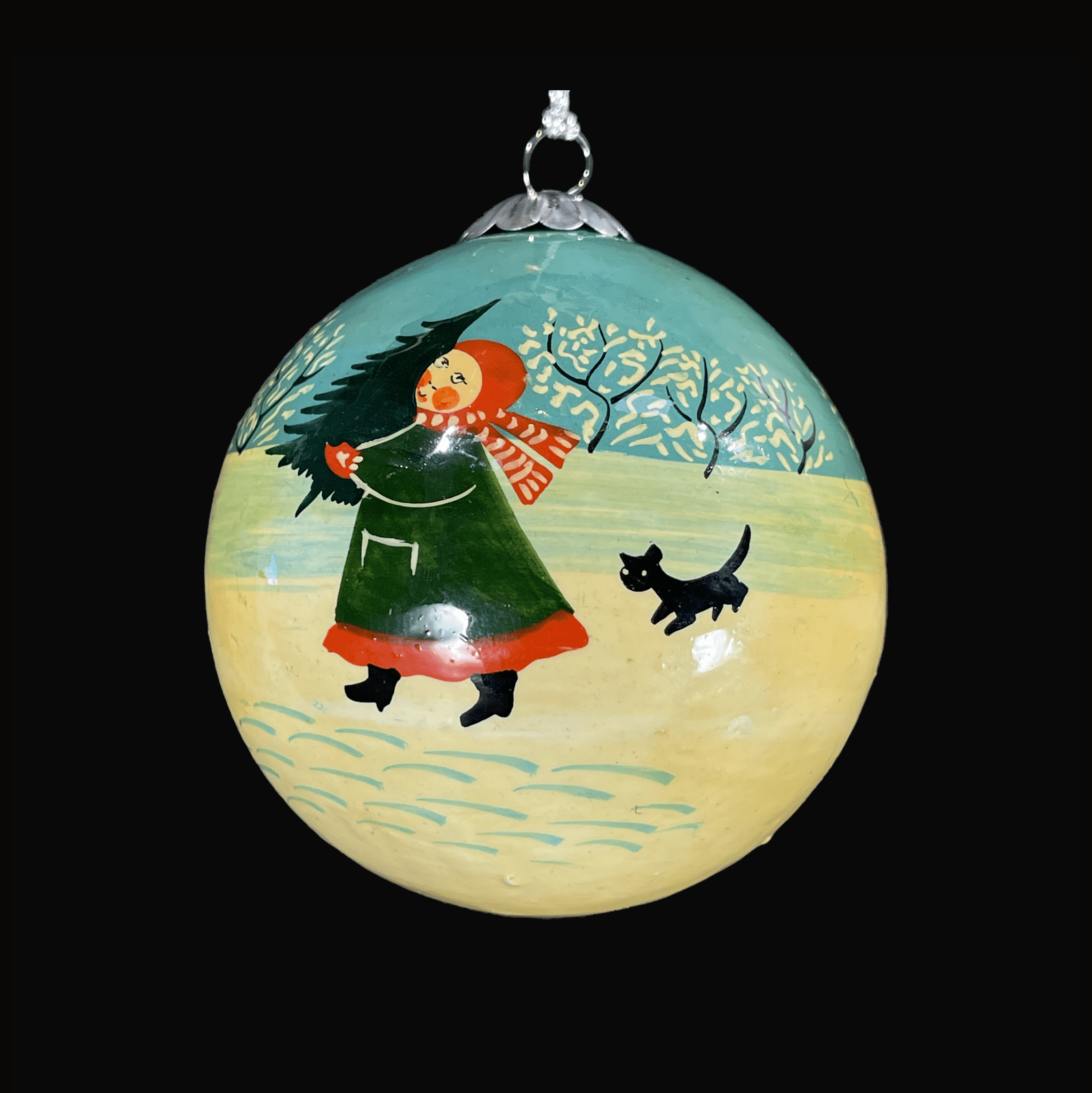 The Golden Girl Handmade Christmas Bauble