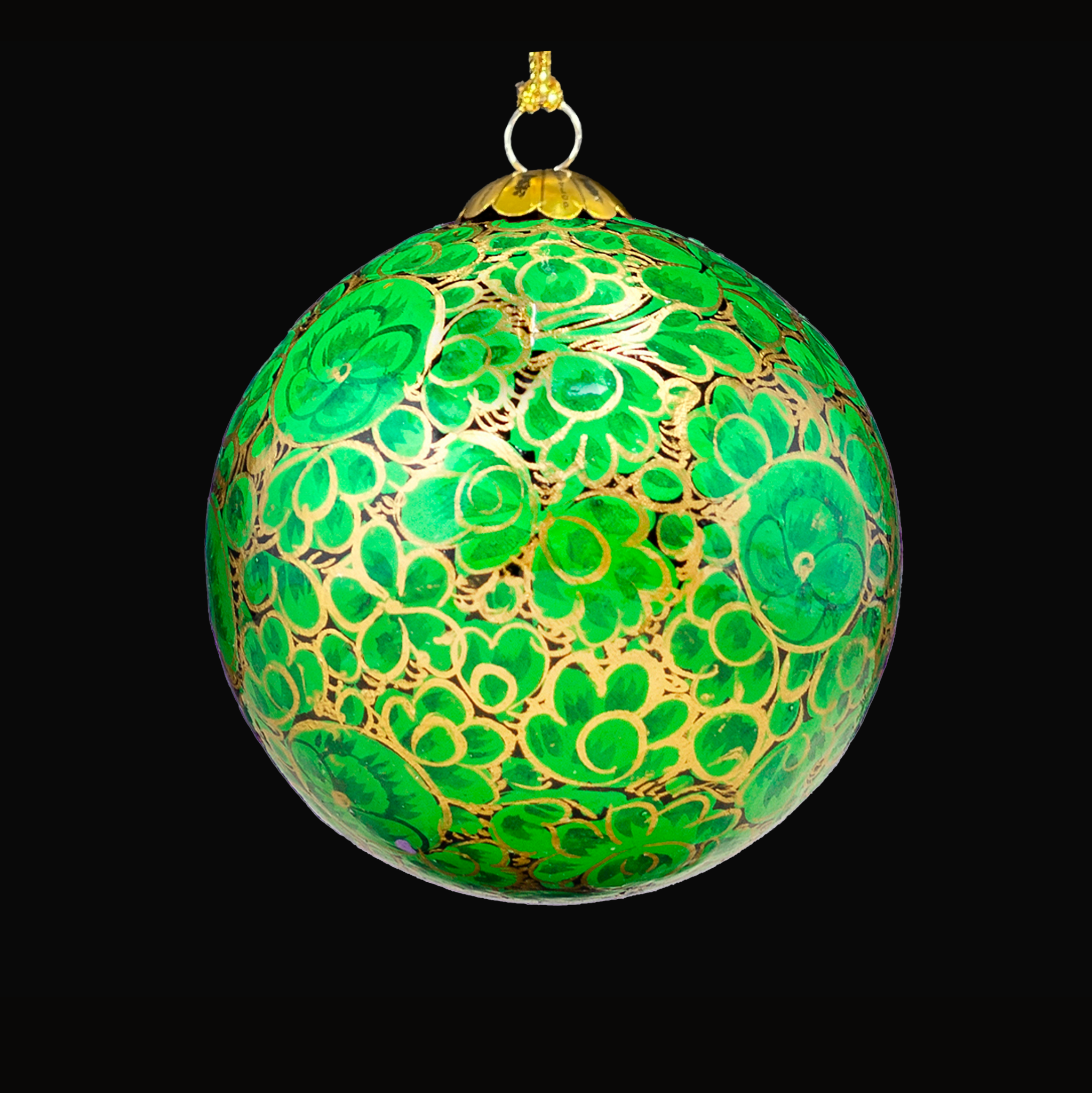 Enchanted Green Christmas Bauble