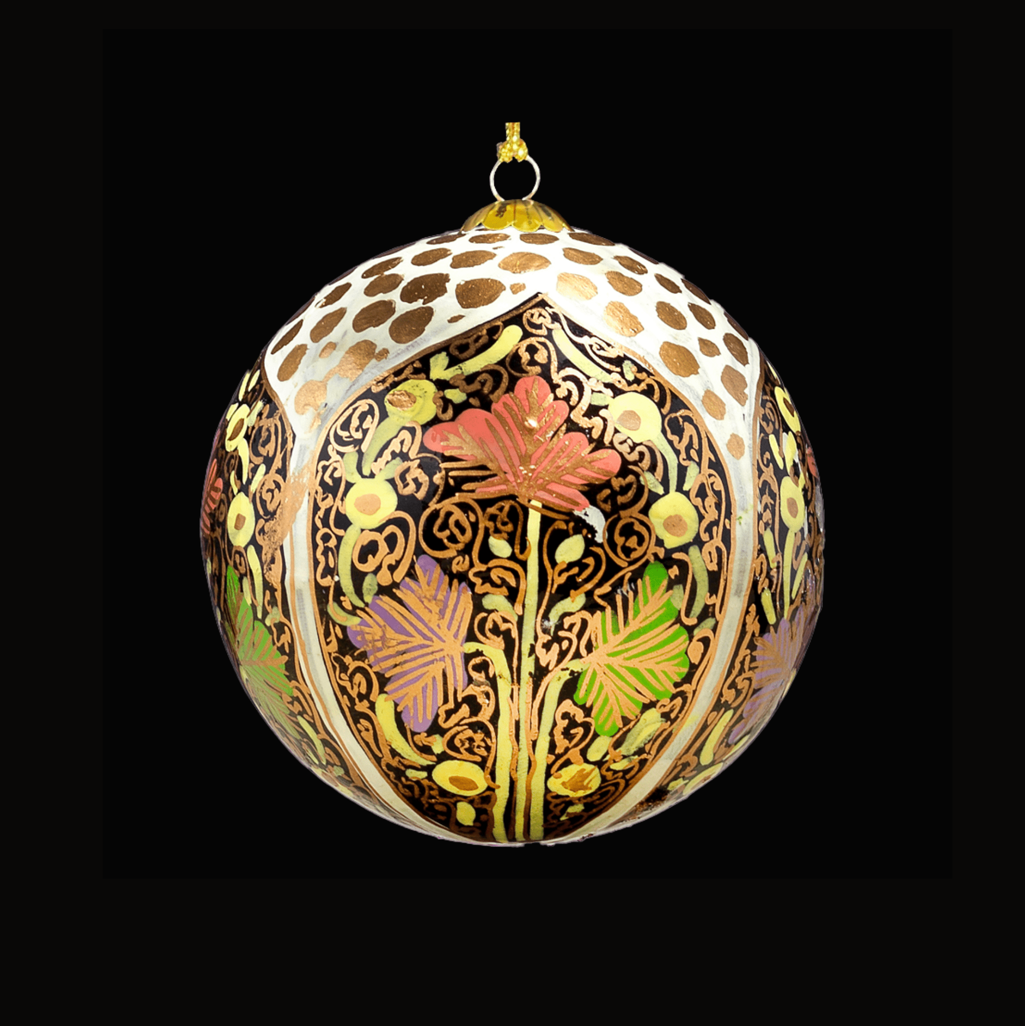 Gold Chinar Temple Bauble