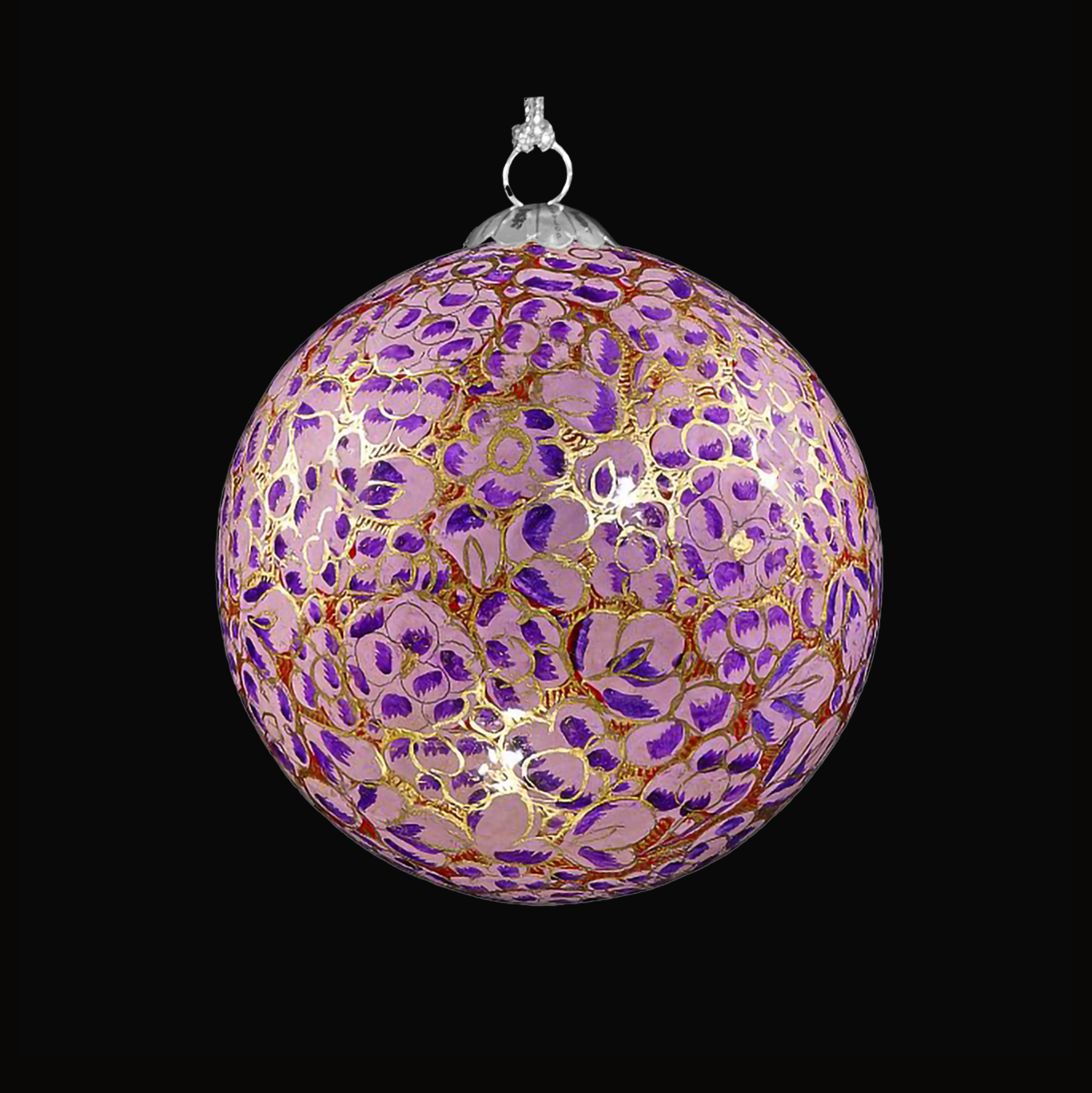 Enchanted Purple Christmas Bauble