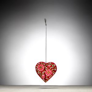 VALENTINE'S HEART COLLECTION-Flat Heart Ornament