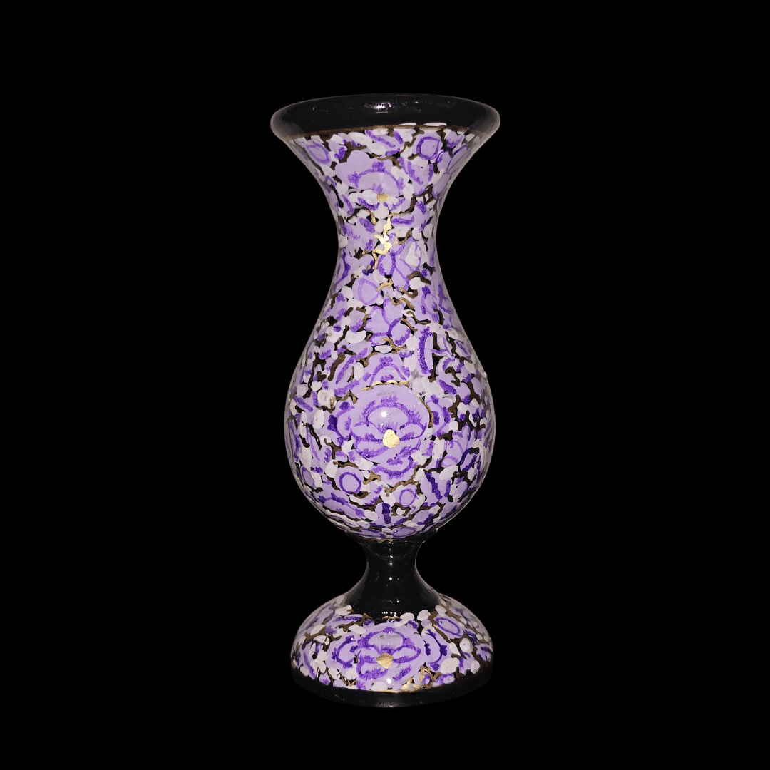 6-Inch Handcrafted Wooden Vase