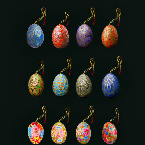 2 Inch Hanging Egg Easter Decorations