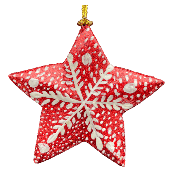 Hanging Handmade 3D Star - Frozen 3"
